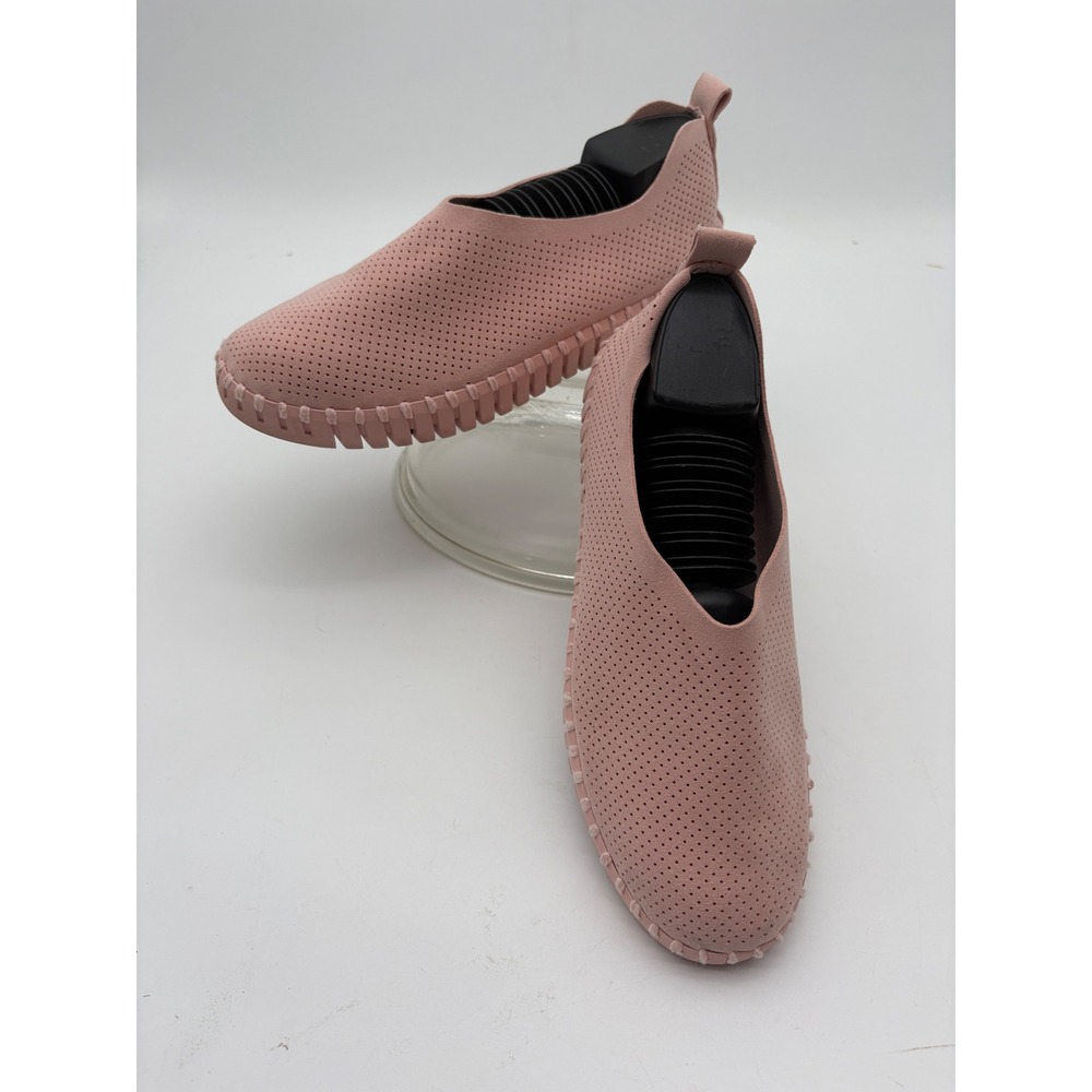 Ilse Jacobsen Tulip 139 Perforated Slip On Loafers Pink Rose 37 EU Womens 7 US